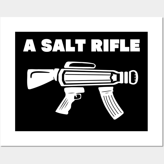 a salt rifle Wall Art by A Comic Wizard